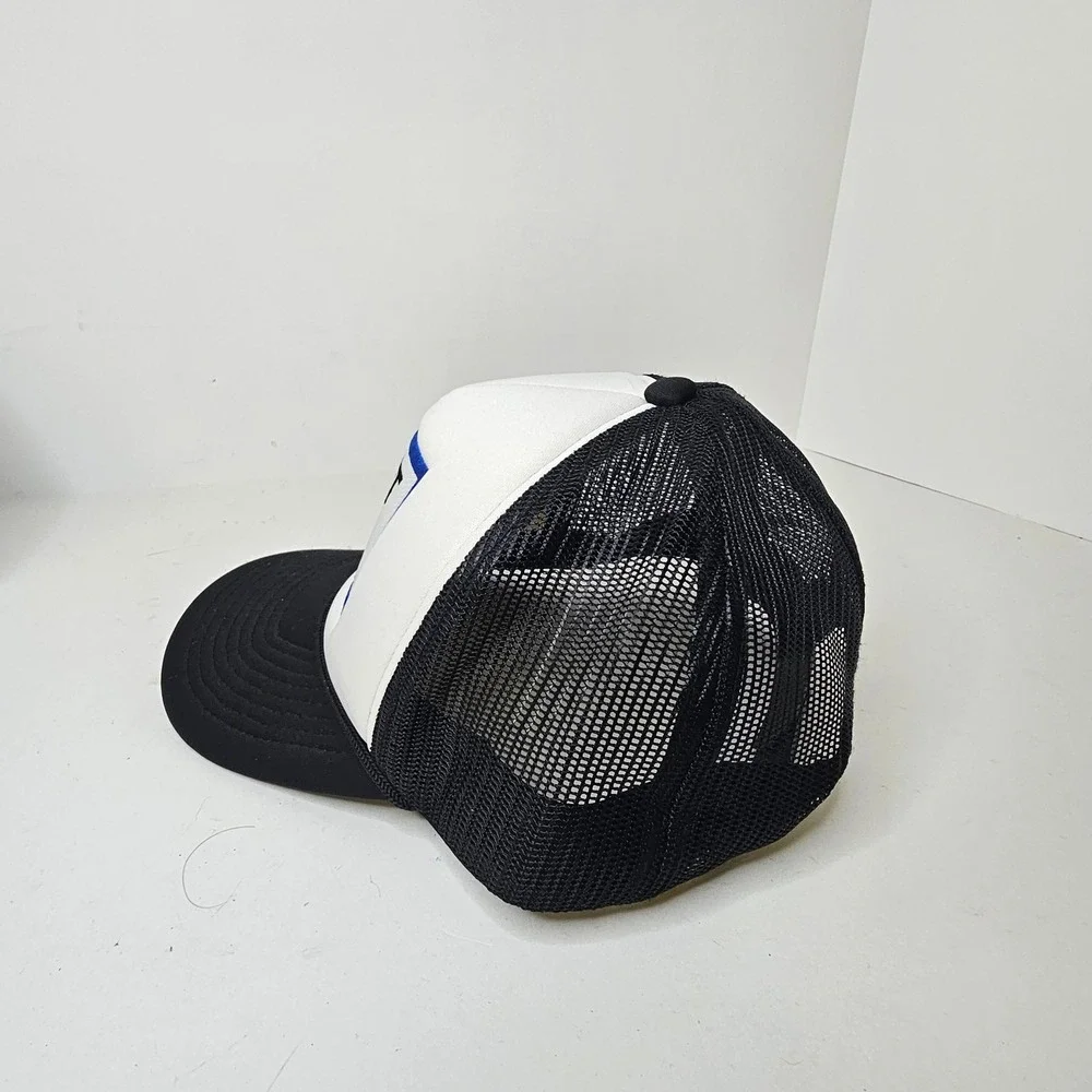 Decky Street Dept Trenches USA Trucker Hat Black White Snapback Cap 6025